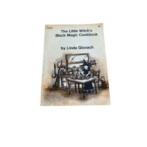 The Little Witchs Black Magic Cookbook By Linda Glovach Vintage Soft Cover